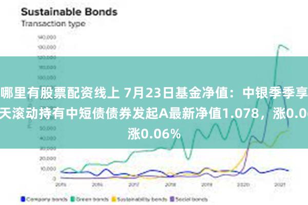 哪里有股票配资线上 7月23日基金净值：中银季季享90天滚动持有中短债债券发起A最新净值1.078，涨0.06%