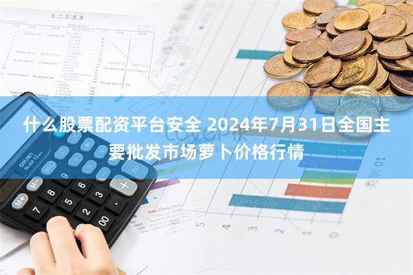 什么股票配资平台安全 2024年7月31日全国主要批发市场萝卜价格行情