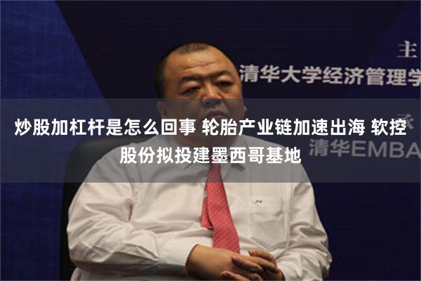 炒股加杠杆是怎么回事 轮胎产业链加速出海 软控股份拟投建墨西哥基地